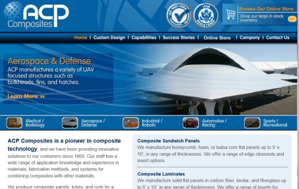 ACP Composites is a pioneer in composite technology.